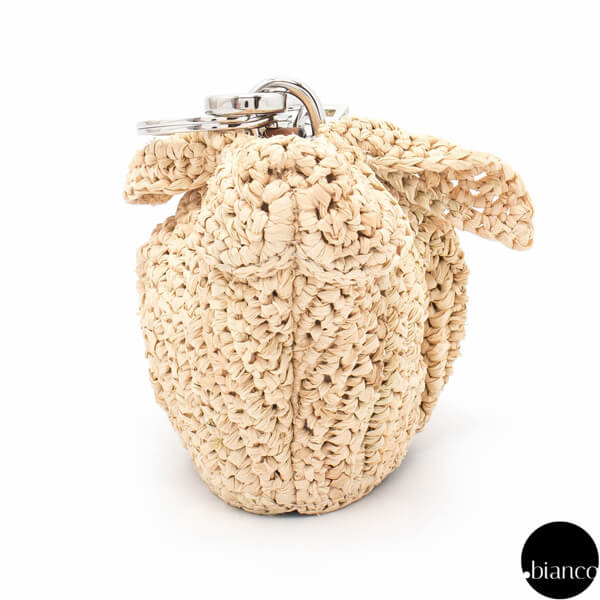 ロエベ コピー ラフィアアニマル コイン&キーチャーム プレゼントに 129.07.T40.2123